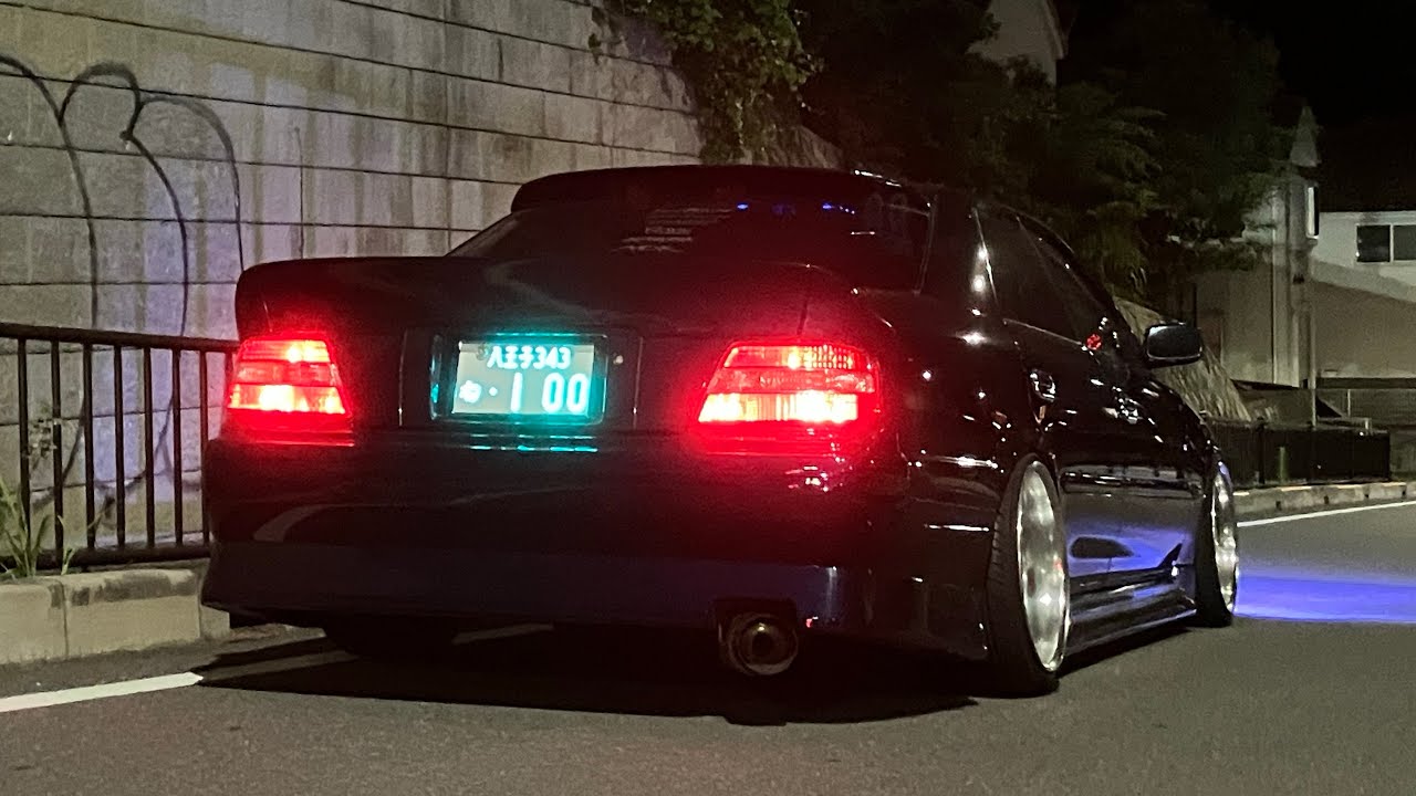 JZX100 チェイサー　ツアラーS マフラー音　1JZ-GE