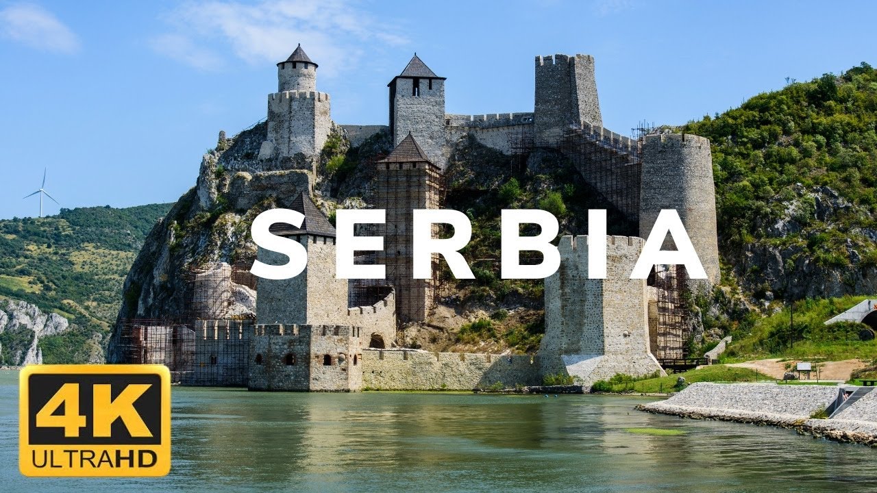 Travel Serbia 4k UHD HDR-  Tourist Attractions Of Serbia, Belgrade With Relax Music 4k Scenic View