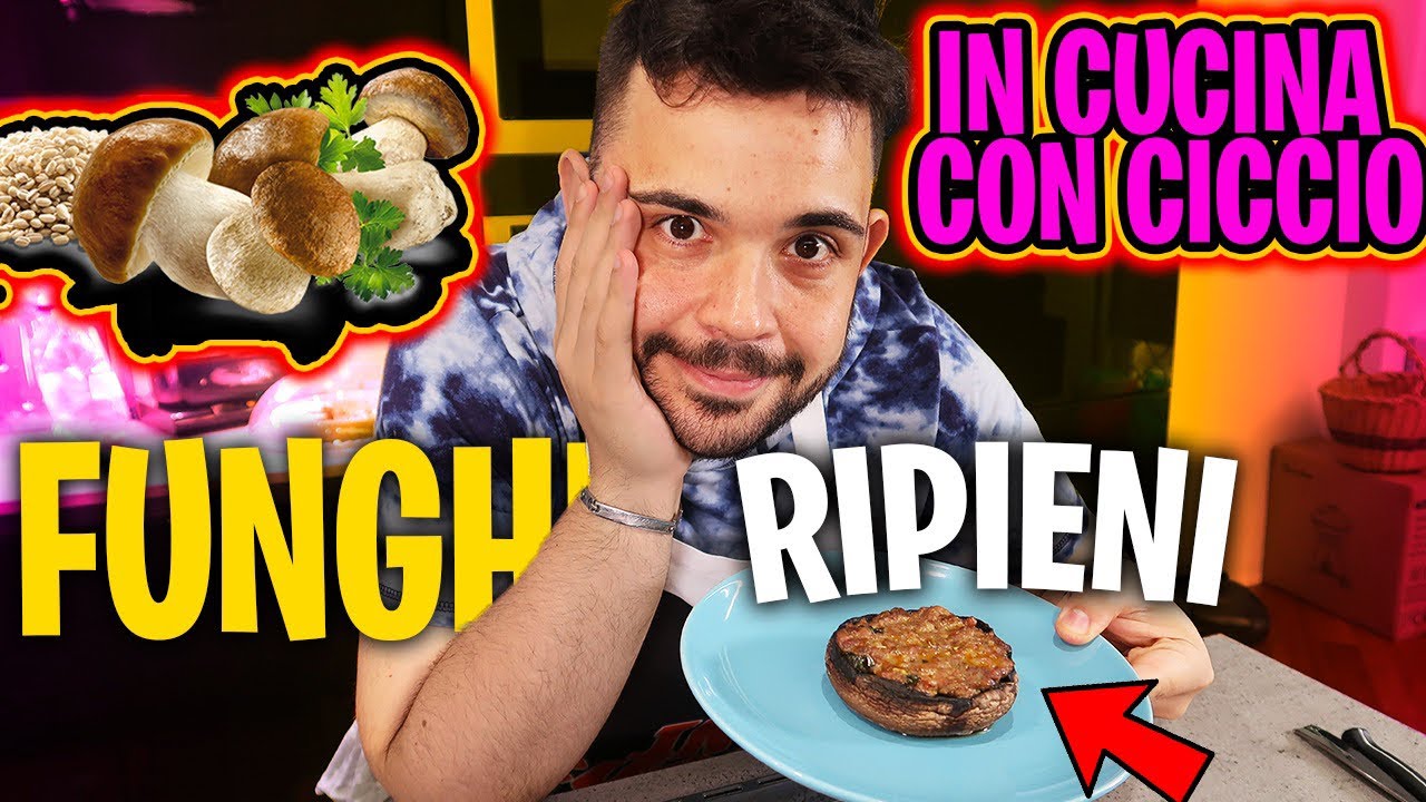 Funghi Ripieni , Stra Buonissimi  - in Cucina con Ciccio “New Home”