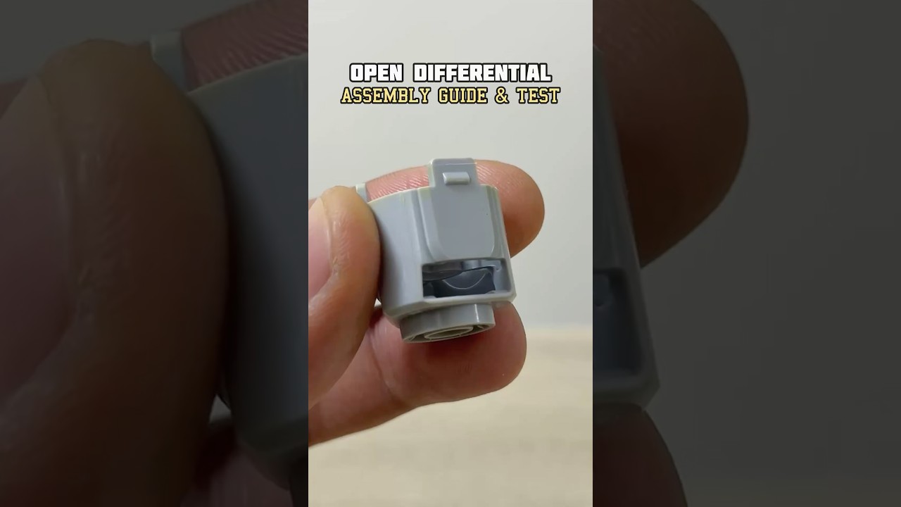 Open Differential (Assembly Guide & Test) #lego #legotechnic #mechanical