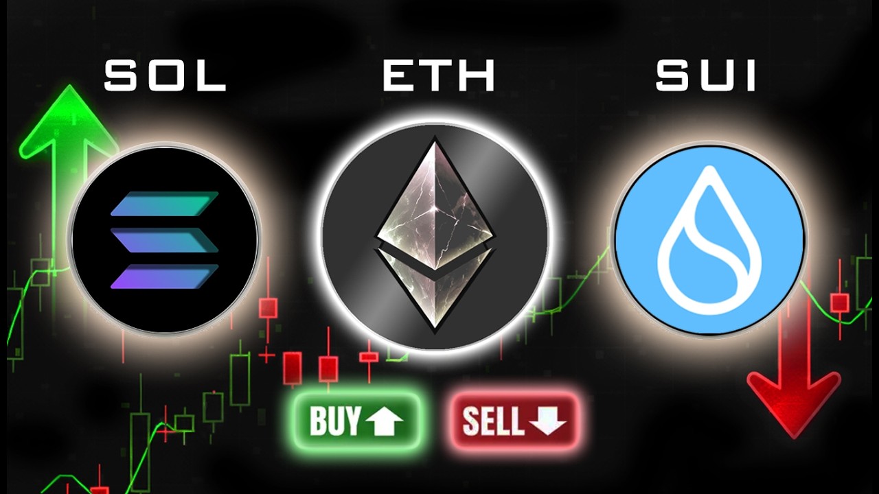 ETH, SOL & SUI: Deep Correction Back or Bullish Continuation?