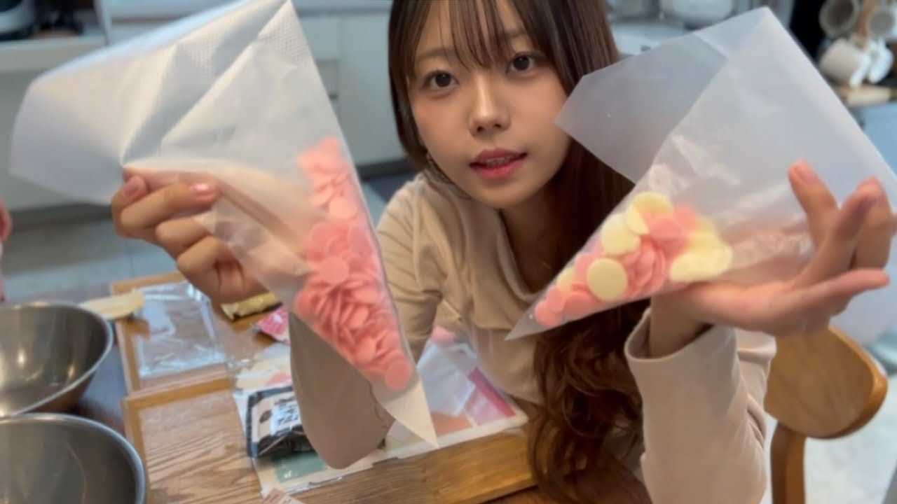 인생 첫 발렌타인 기념 초콜릿 만들기 with 친언니