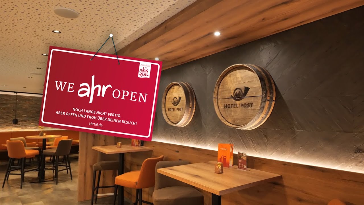 We AHR open - Hotel zur Post in Altenahr