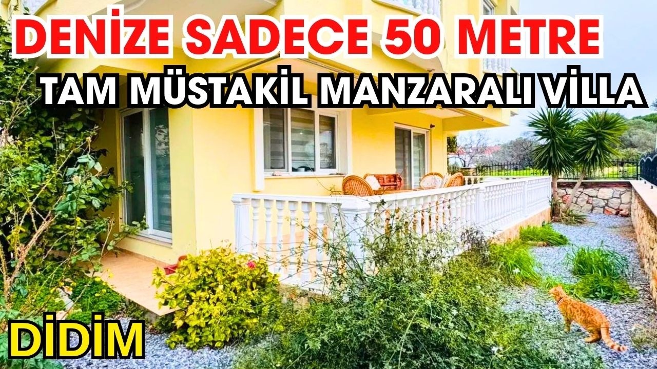 DİDİMDE SATILIK DENİZE YAKIN MÜSTAKİL VİLLA TURU #vlog #evturu