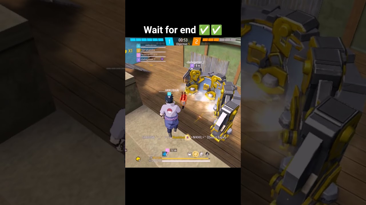 wait for end ✅✅ #freefire #shorts