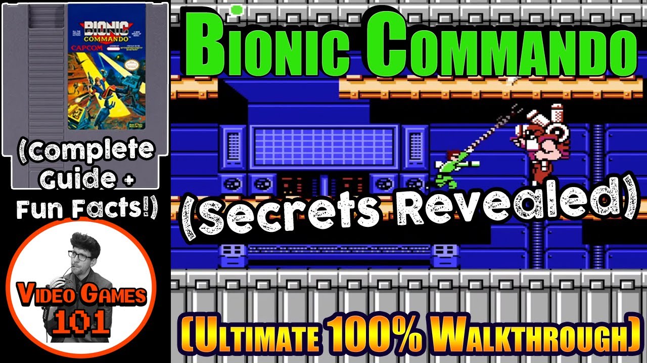 Прохождение Bionic Commando для NES | 100% руководство | Видеоигры 101
