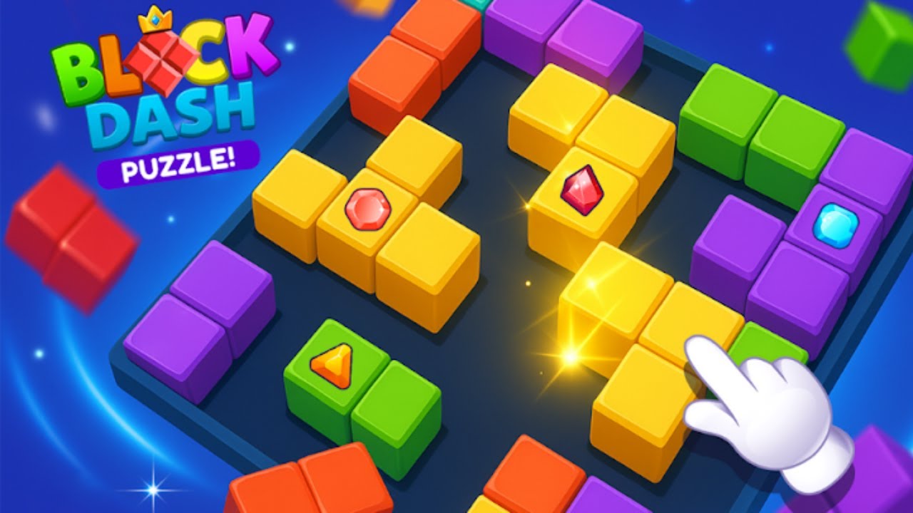 Block Dash Puzzle! Game All Mobile Video Gameplay
