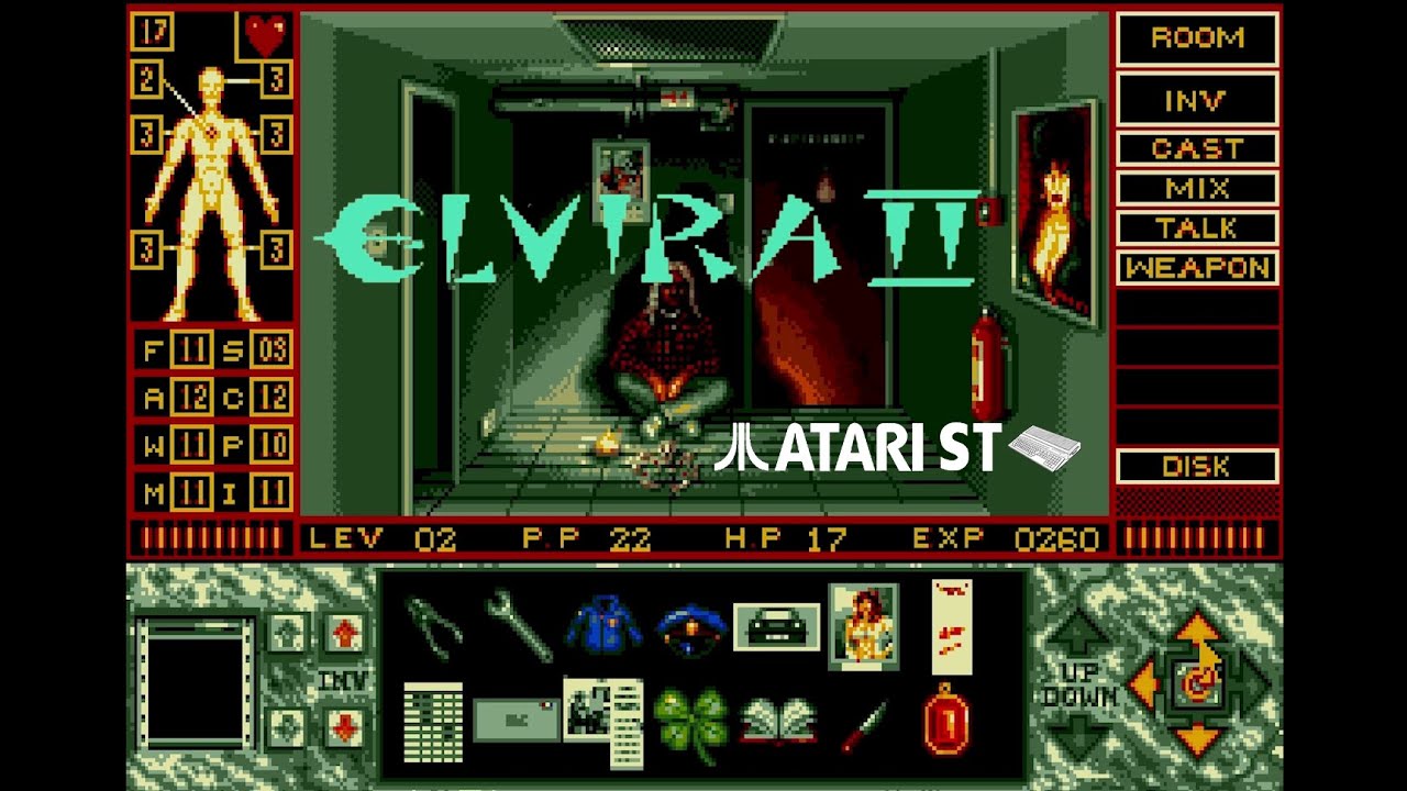 Elvira II : The Jaws of Cerberus - Atari ST (1992)