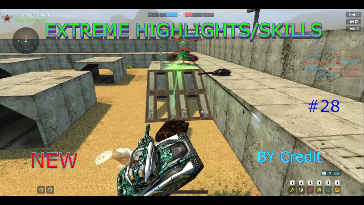 TANKI ONLINE EXTREME Highlights/Skills By Credit #28