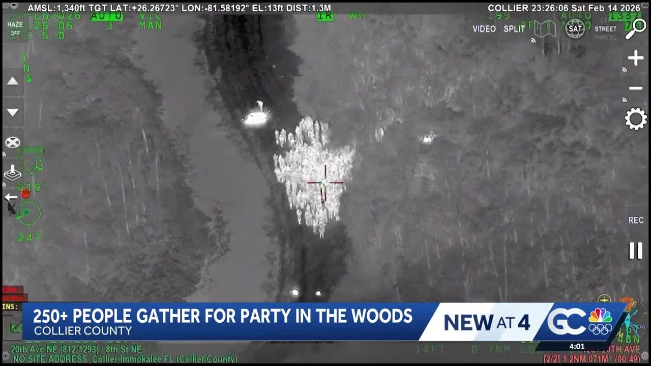 Collier County barnyard party sparks fires amid extreme drought