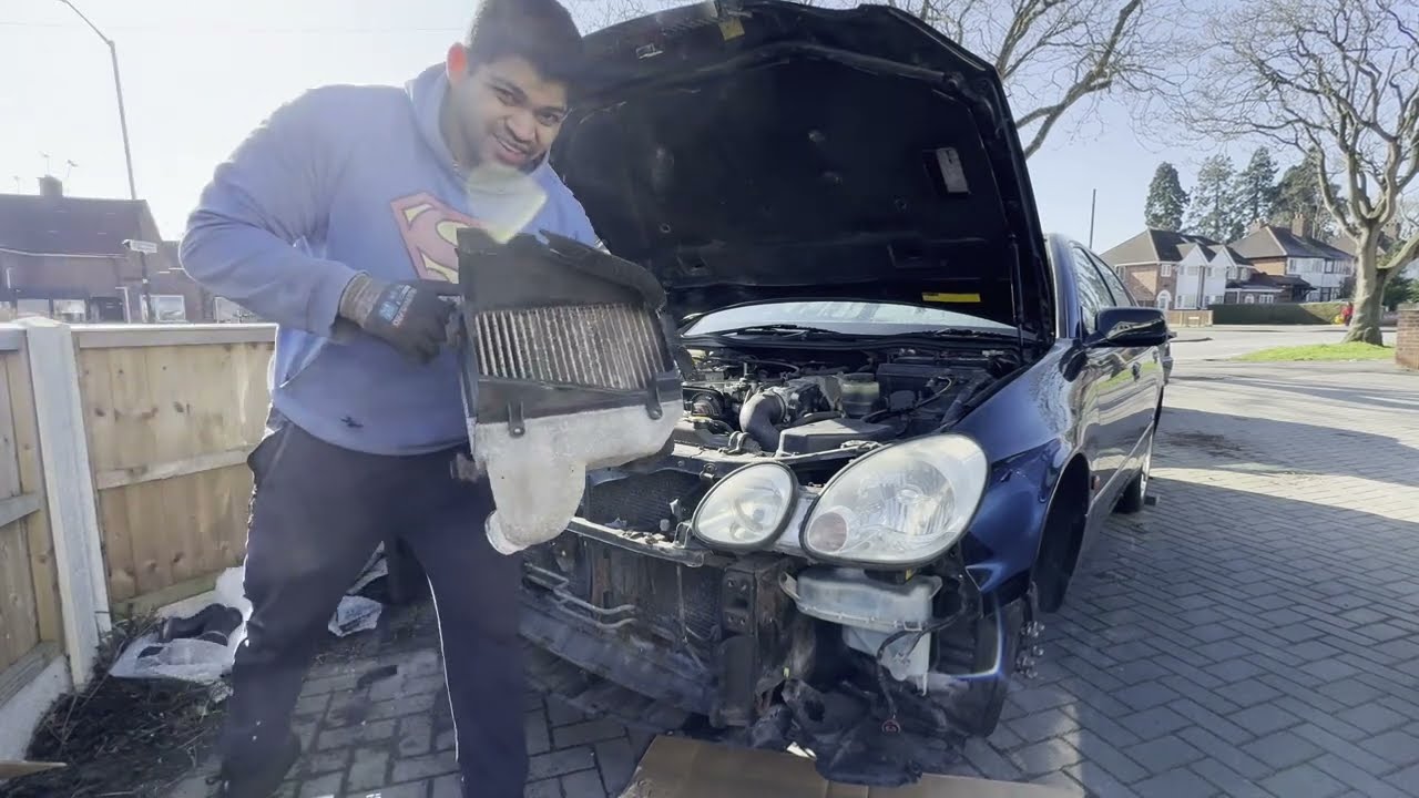 Toyota Aristo V300 Greddy LS Intercooler Install
