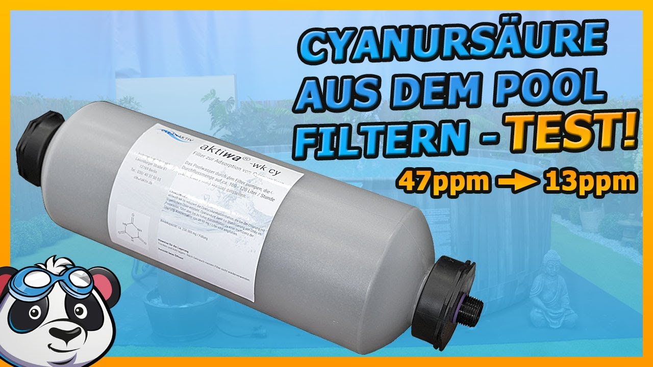 Cleanaktiv Aktiwa - Cyanursäure und Chlorhalogene aus dem Poolwasser filtern