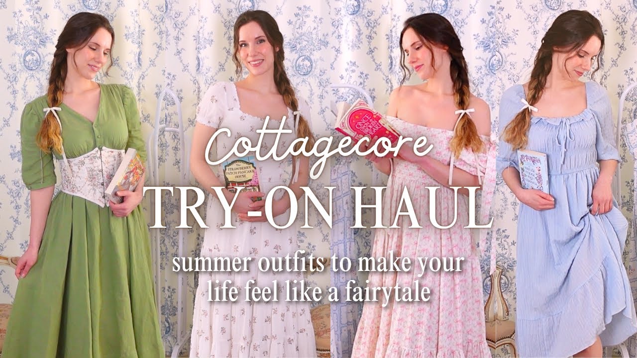Outfits to Make Life Feel Magical again 🌸 Cottagecore Try-On Haul