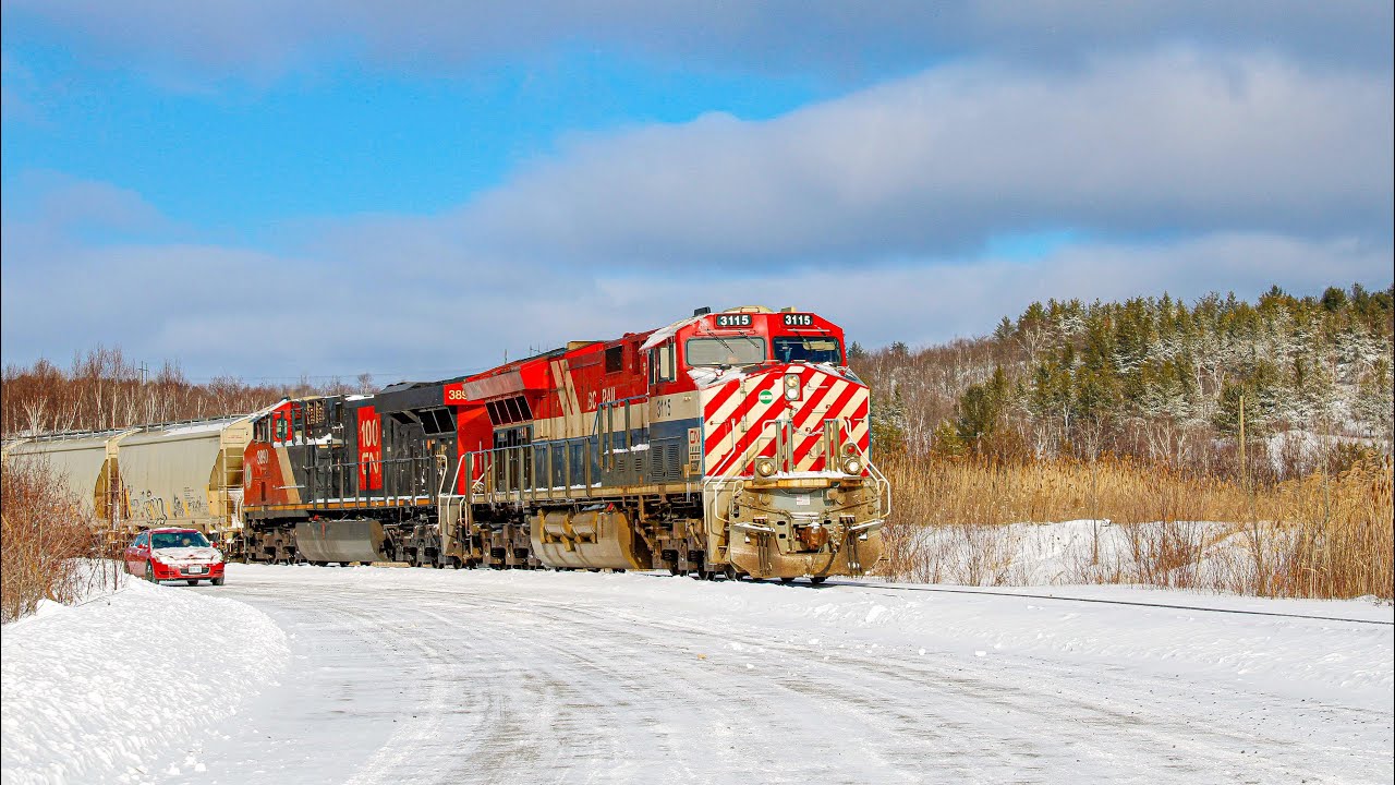 Once isn’t enough! CN L598 around Sudbury Ontario 