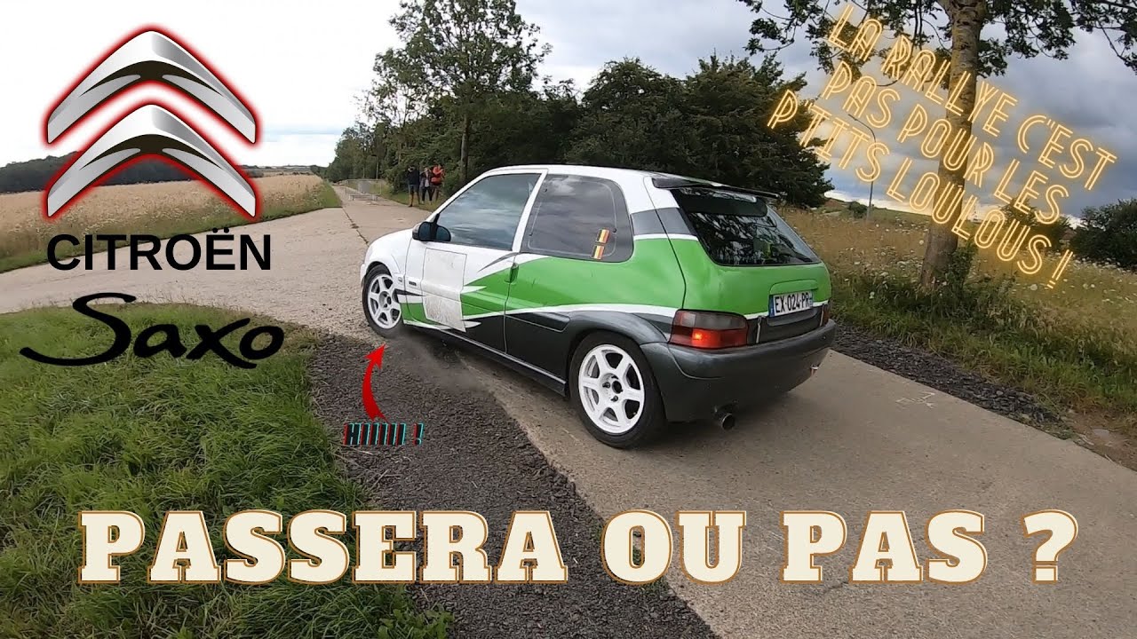 CITROEN SAXO VTS RALLY CAR ! Une petite bombe pleine de sensations !