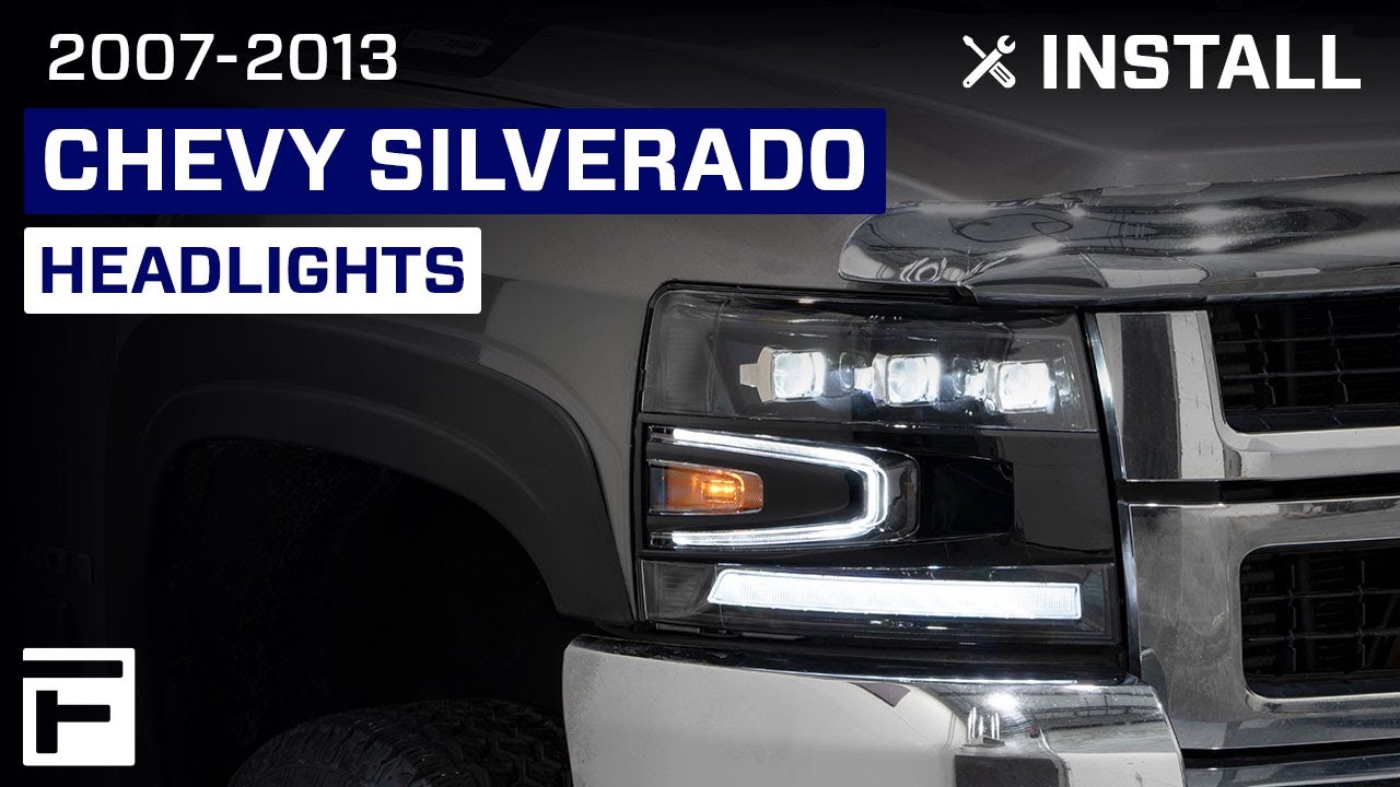 How To: Install 07-13 Chevrolet Silverado LED Headlights | FORM Lighting