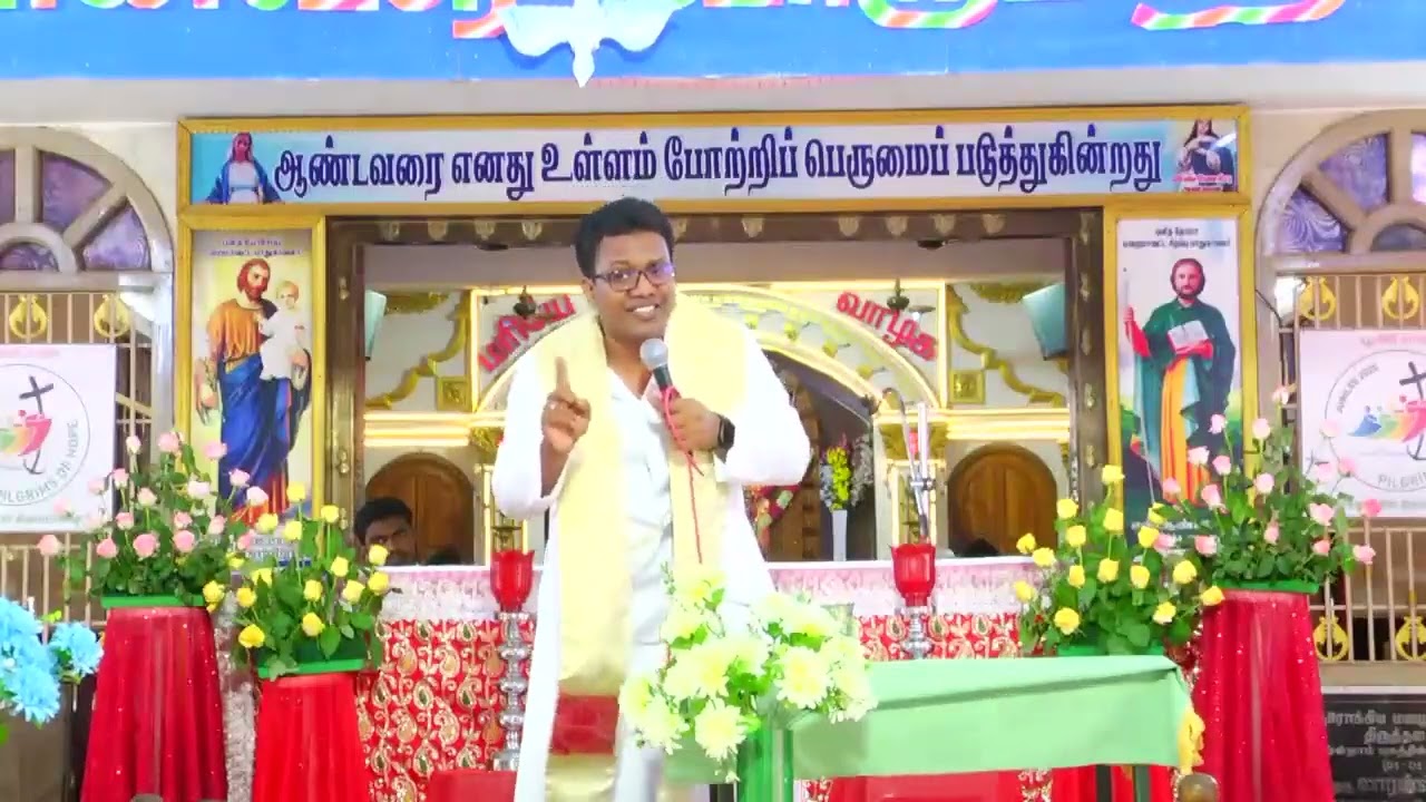 Fr Arulmani  spritual speech... தூய ஆவியின் தூண்டுதலுக்கேற்ப வாழுங்கள்#tamilsermon #sermon