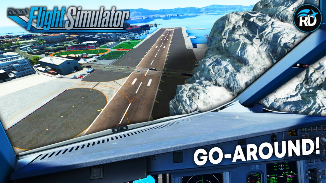 UNBELIEVABLE Approach and Landing: WINDSHEAR into GIBRALTAR! | Microsoft Flight Simulator in 2024