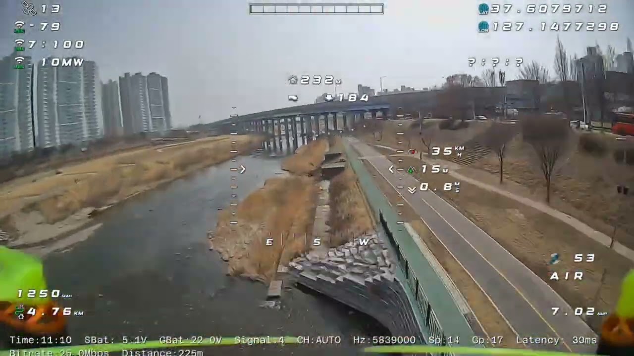 Long-duration flight with a 3 inch 1S custum toothpick with the Ascent Lite VTX