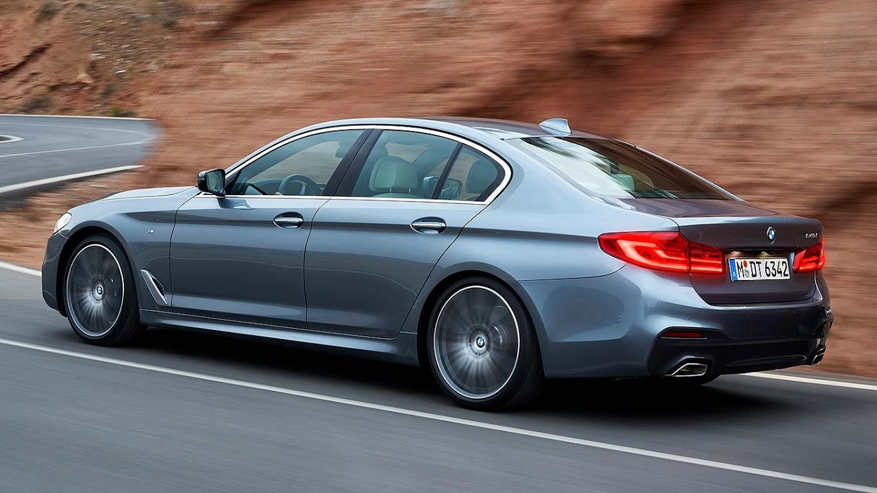Шикарная оптика BMW 5 series G30 2017