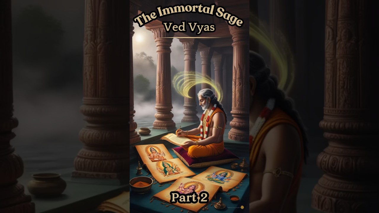 The Immortal Sage: VedVyas 🙏 #vedvyas #facts #trending #yt #mahabharata