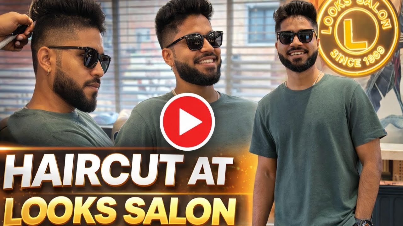 ||FINALLY AFTER 1.5YEARS HAIRCUT 💇‍♂️ || LOOKS SALON MADE MY WORK EASY🔝||AMAN DEEP SAXENA VLOGS||
