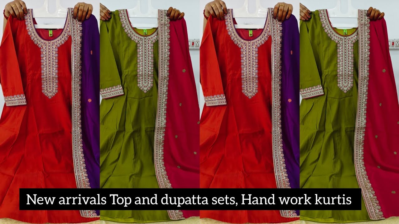New arrivals, Function wear anarkali suits, Hand work kurtis/ free shipping 