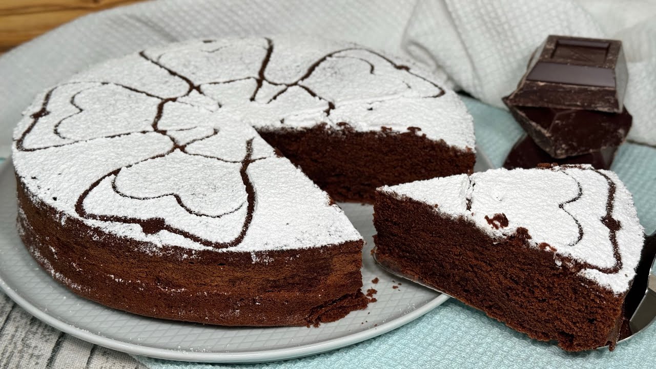 Torta al cioccolato morbida 