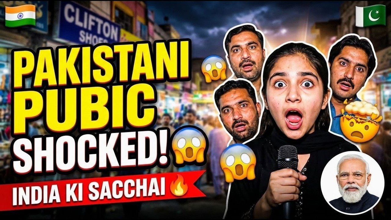 Pakistani Girl SHOCKED! 🤯 Public Reaction on India & PM Modi | Asal Soch  ⁨@RobinNimeshReactions⁩