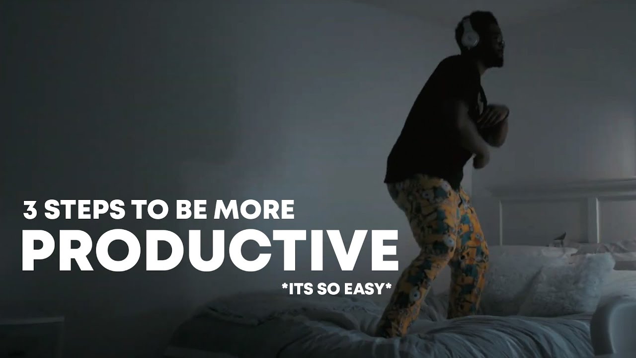 3 Steps on How to BE PRODUCTIVE in 2022! (it&rsquo;s so easy)