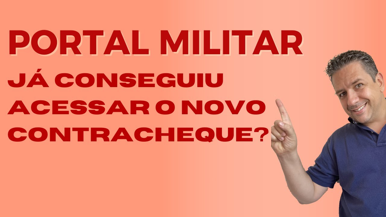 O CONTRACHEQUE DA AERONÁUTICA MUDOU 🔴JÁ CONEGUIU ACESSAR PELO PORTAL MILITAR? COMENTE AQUI