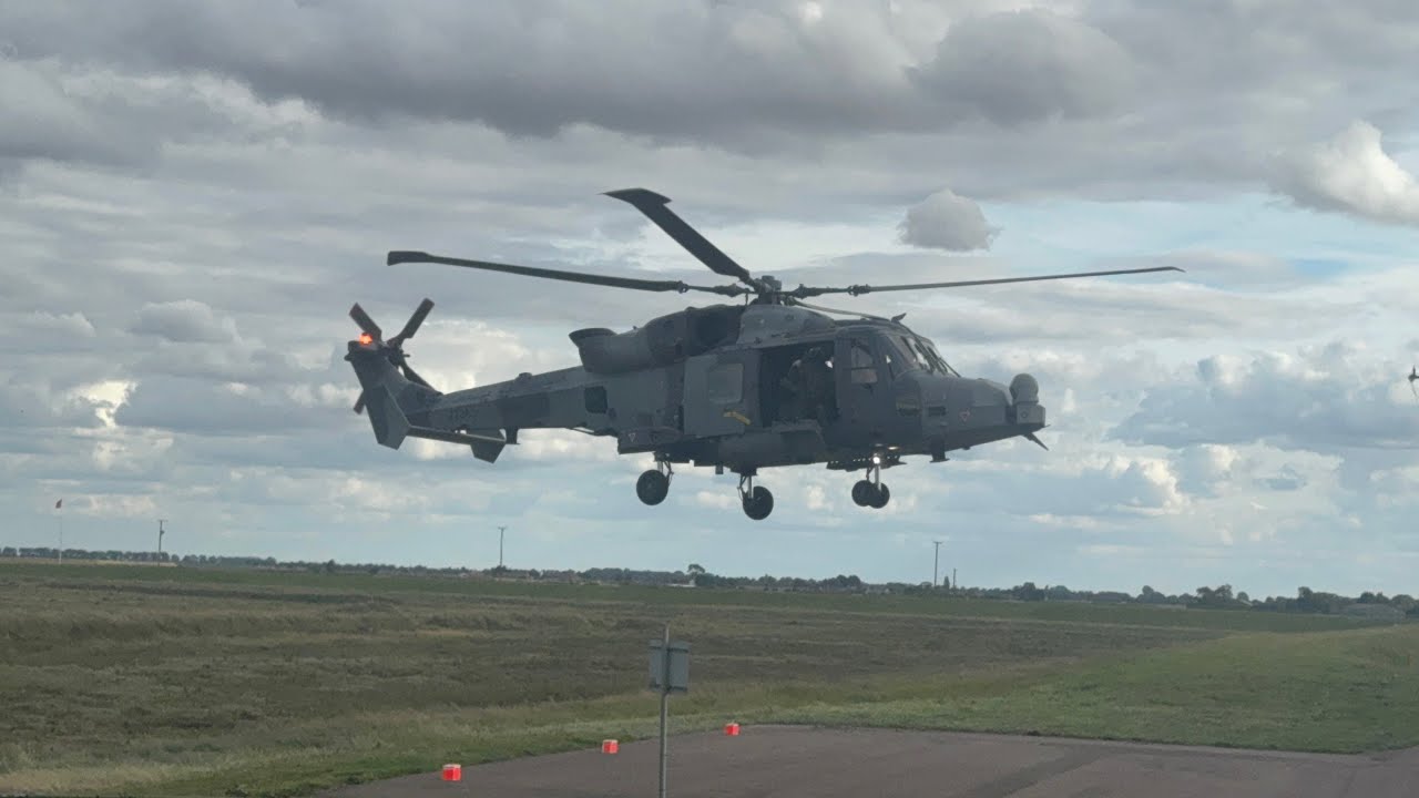 Royal Navy AgustaWestland AW159 Wildcats At Raf Holbeach Range Tuesday 16th September 2025 