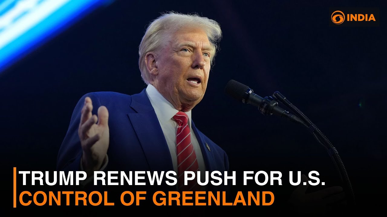 Trump renews push for U.S. control of Greenland | DD India