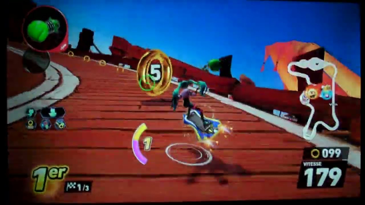 Sonic Racing Crossworlds : Sand Road (Hatsune Miku)