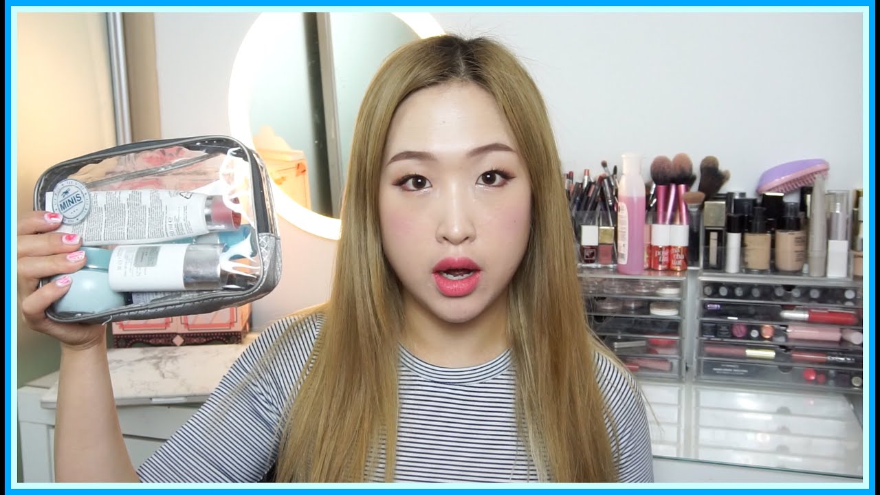 My In-flight Skincare Bag ✈️ 기내파우치 열어봐요!