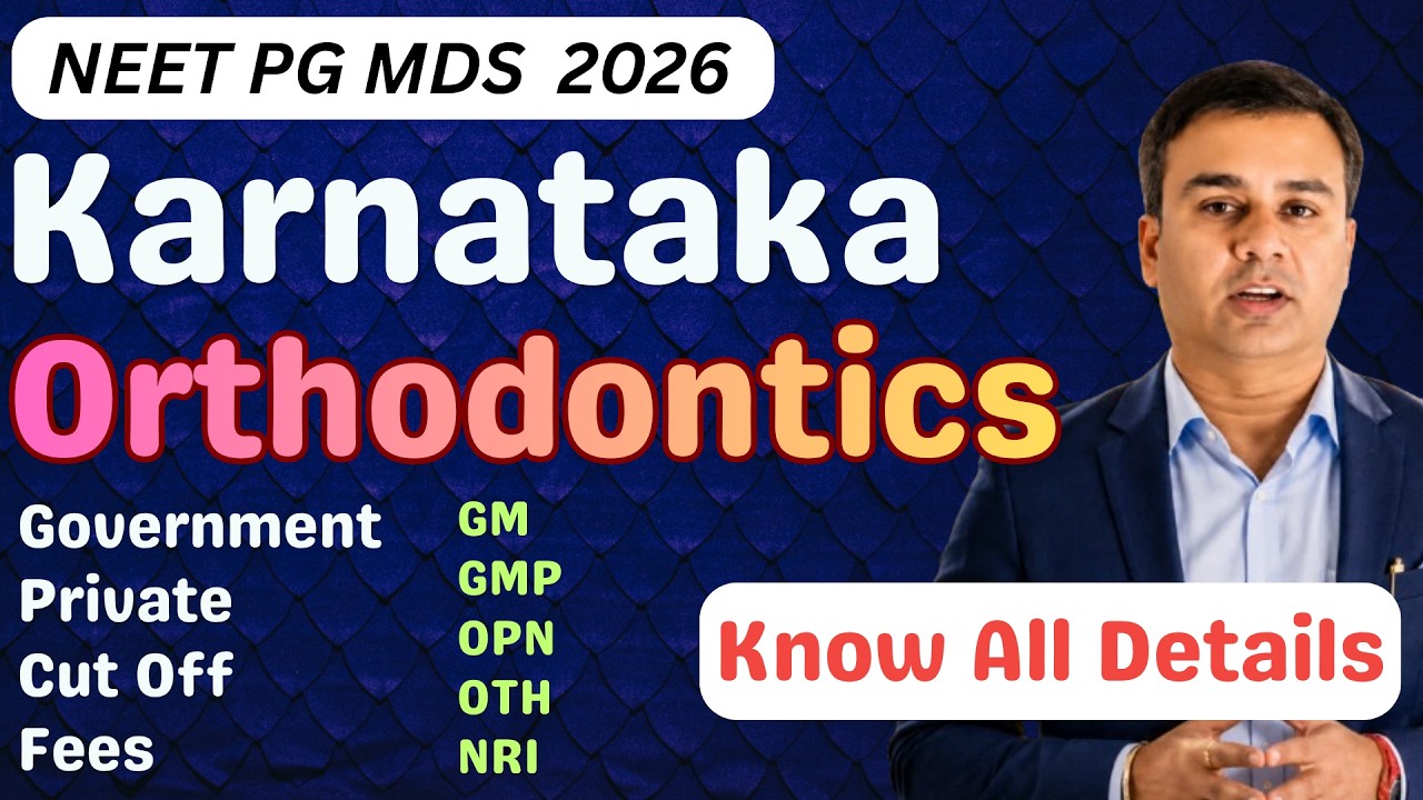 🦷 NEET PG 2026 🔥 MDS 🔥 KARNATAKA 🔥 SEAT MATRIX 🔥 CUT OFF 🔥 FEES 🔥 LOW RANK OPTIONS #neetpg