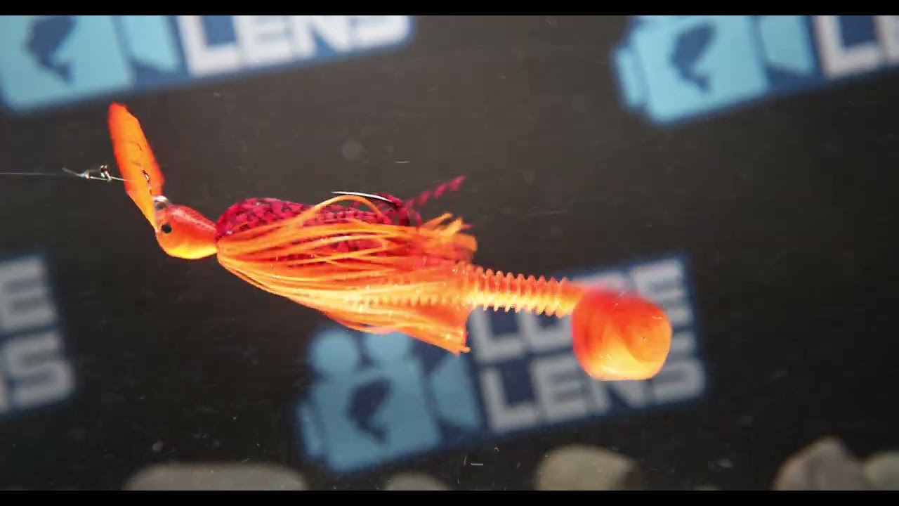 Keitech Swing Impact Fat on Z-Man Evergreen Jackhammer (Slowmo Underwater Swim Test)