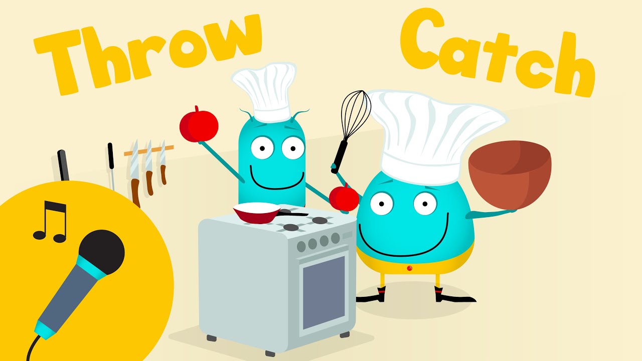 *KARAOKE CATCH THROW* | This & That | music for kids