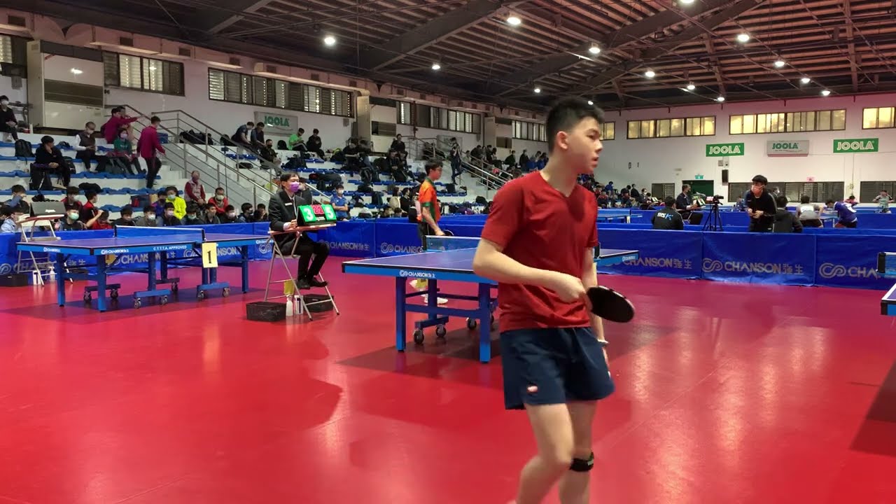 111年19歲青少年桌球國手選拔賽(冠軍賽) 王晨又vs 高承睿 第五局