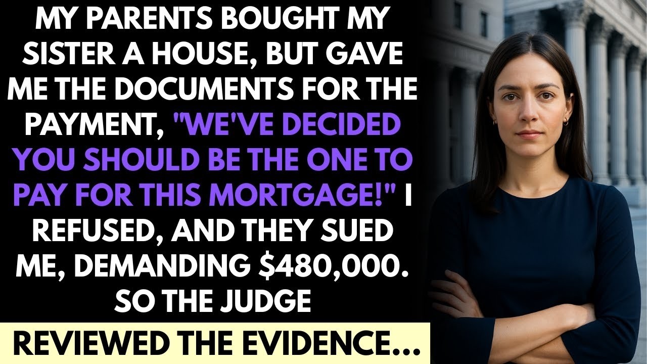 My Parents Decided I Should Pay My Sister's Mortgage  When I Refused, They Sued Me, Demanding
