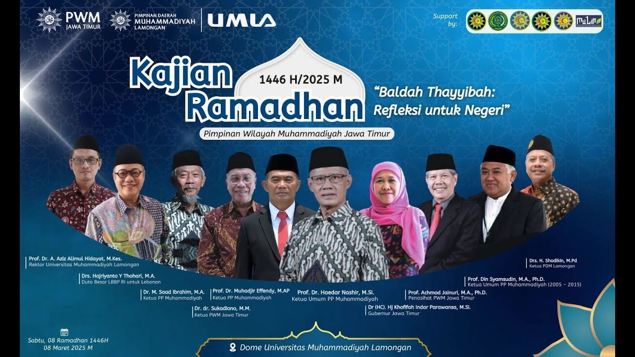 Kajian Ramadhan 1446 H PWM Jawa Timur 