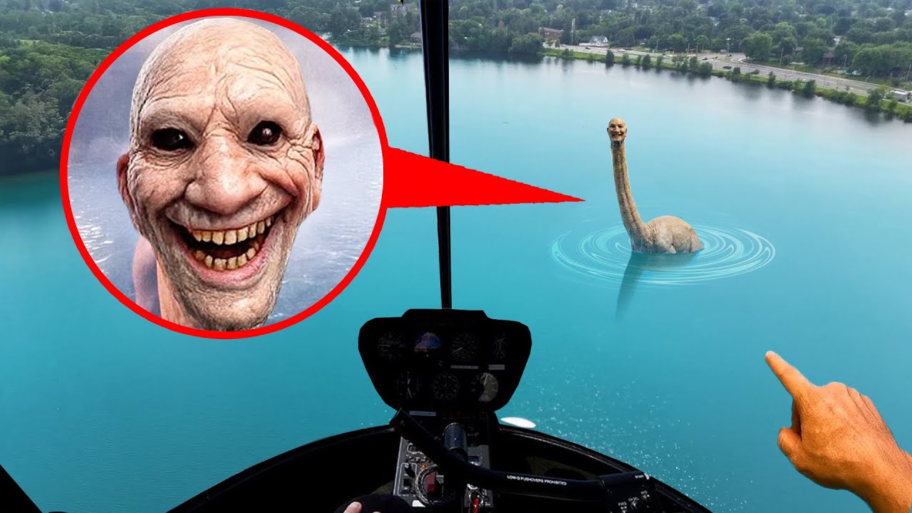 ДРОН СНЯЛ НАСТОЯЩЕГО WE SWAM TOO FAR IN THE OCEAN MONSTER В РЕАЛЬНОЙ ЖИЗНИ!!