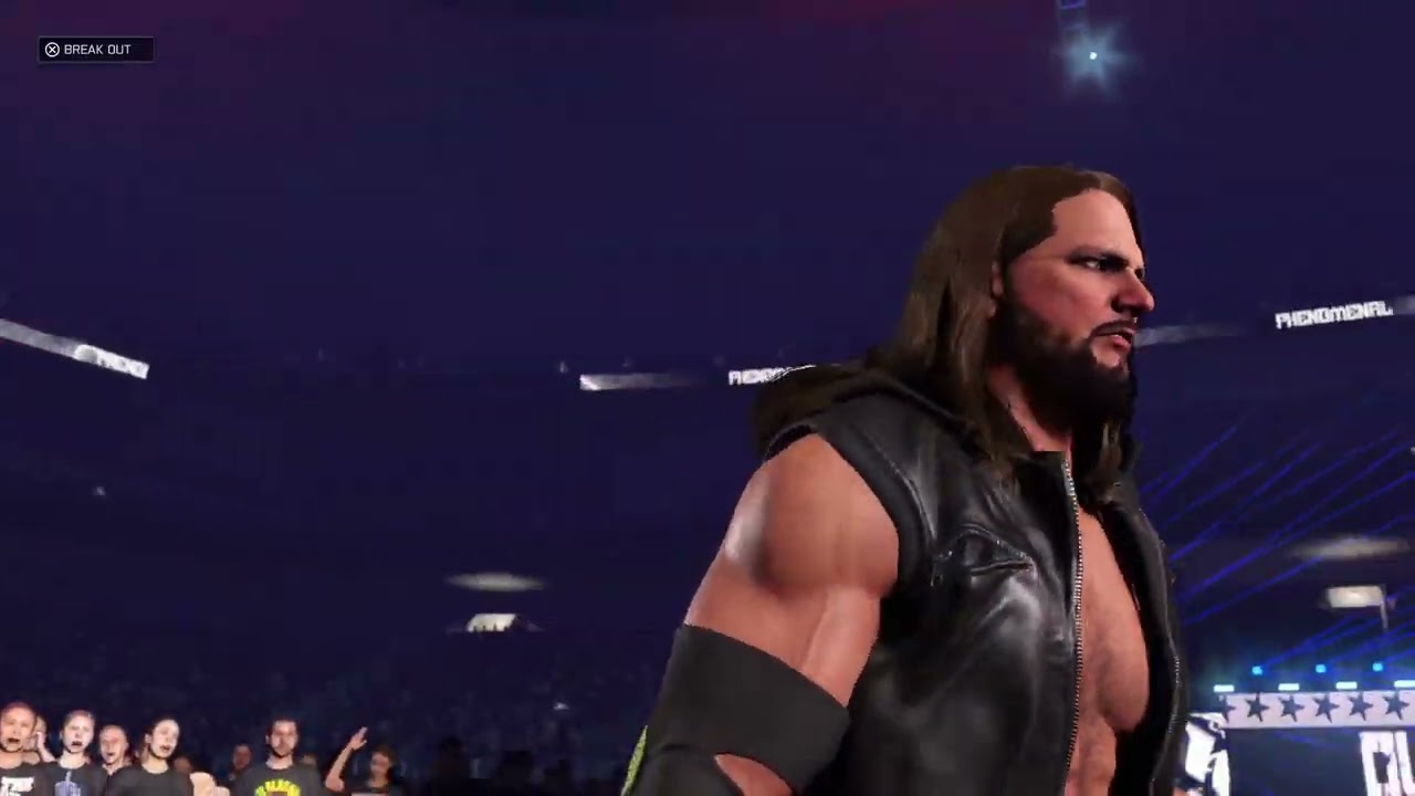 WWE 2K25 - Gunther vs. AJ Styles