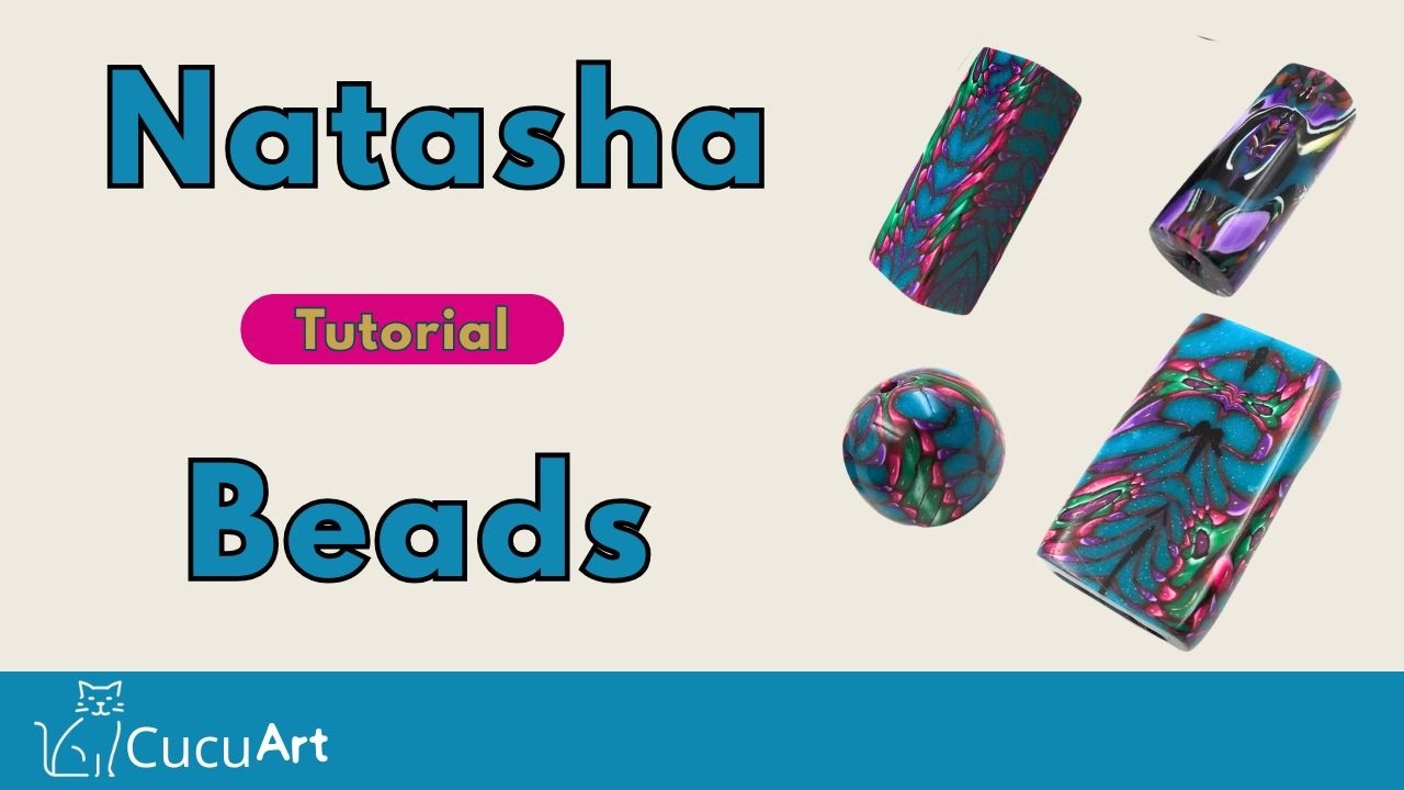 How to make Natasha beads with polymer clay