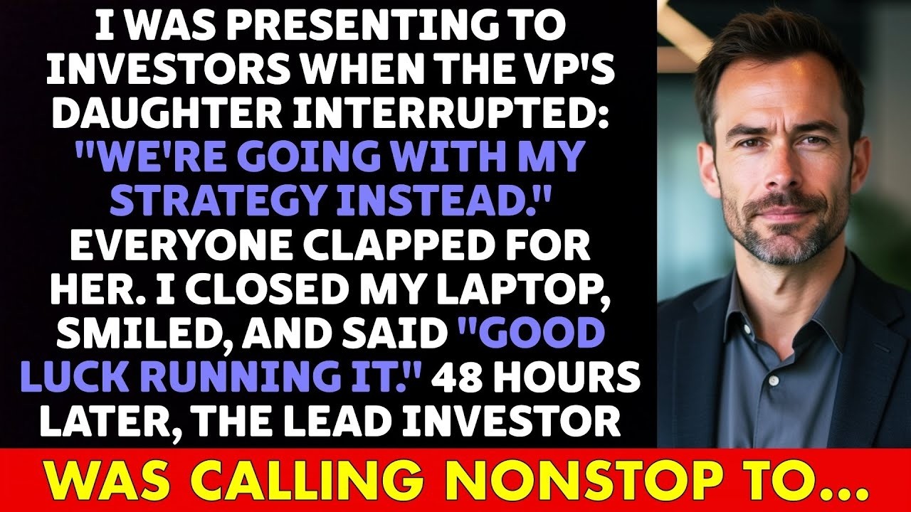 My Pitch Was Hijacked by the CEO’s Daughter: 