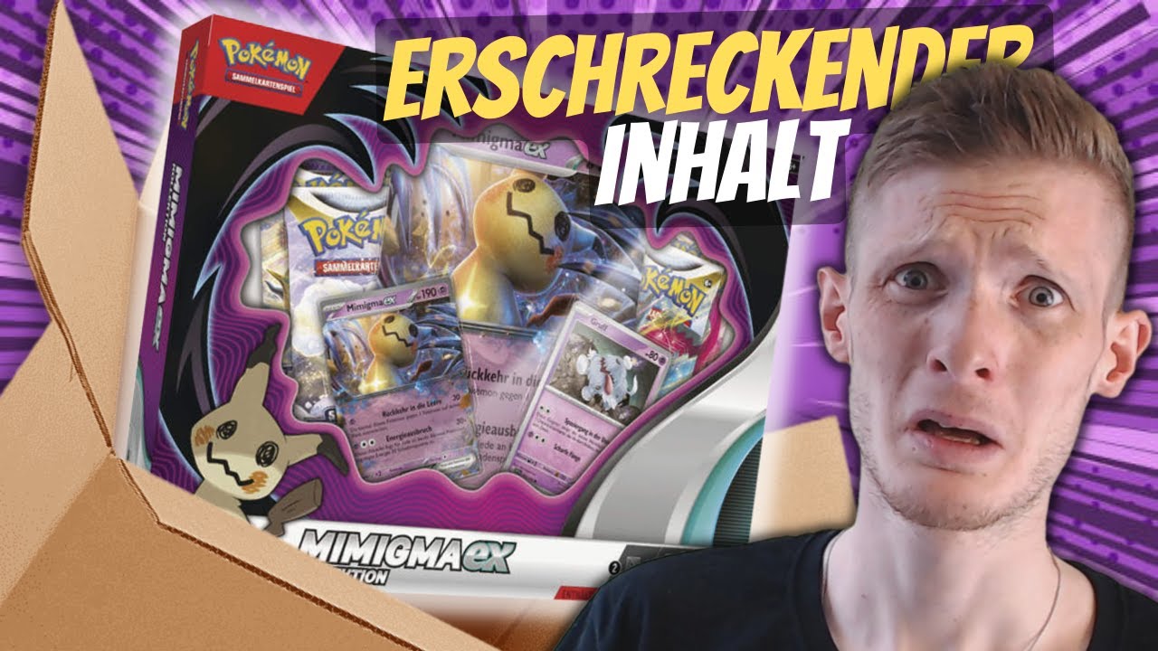 Pokémon OPENING Mimigma ex Kollektion 😱 Diese BOX macht mir ANGST!