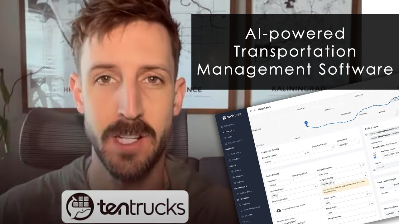 Modern AI-powered Transportation Management Software - TenTrucks