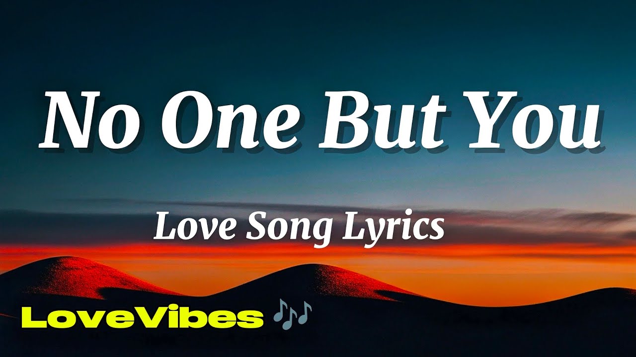 No One But You | Original Romantic Pop Ballad | Emotional Love Song (Lyrics) 😚