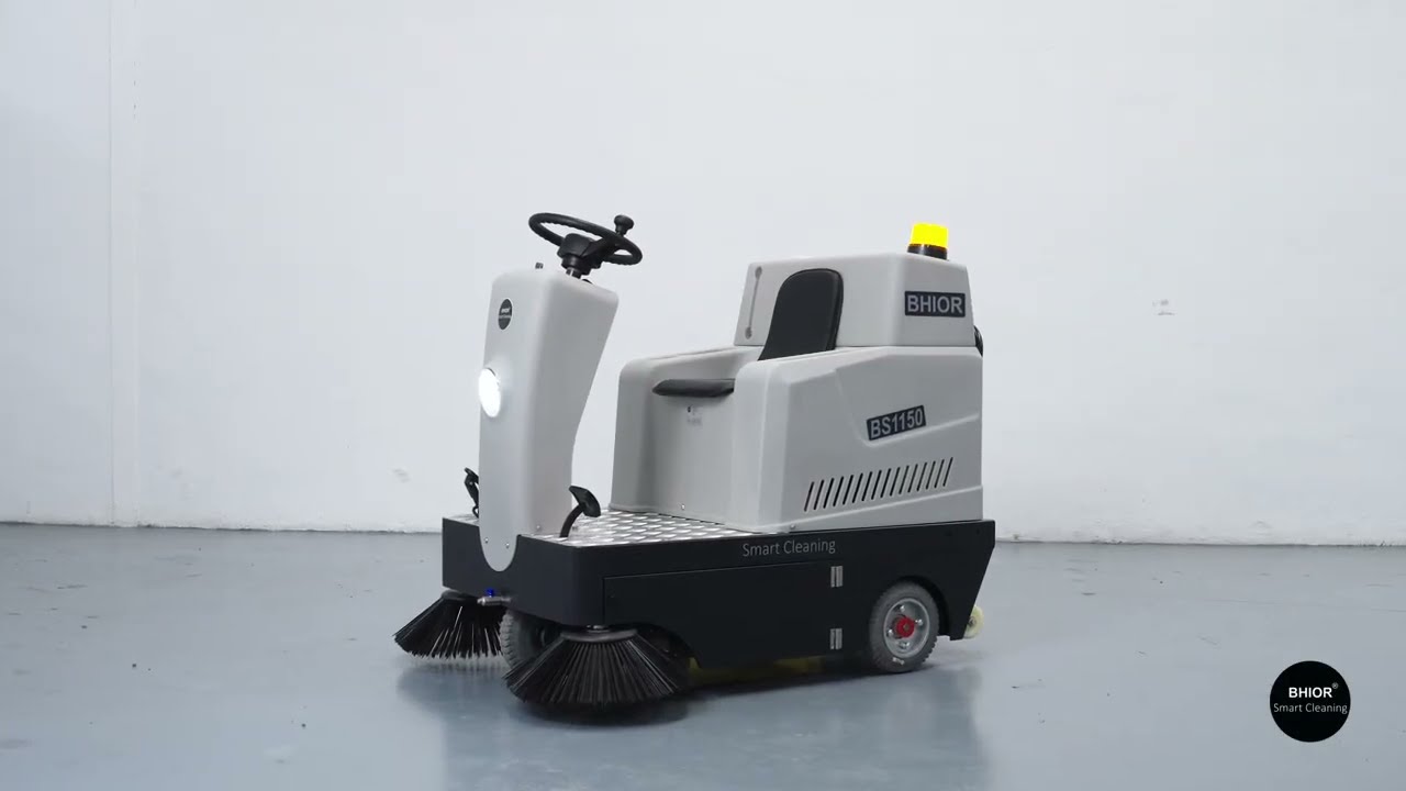 Barredora Industrial BHIOR BS1150 | Ultracompacta y maniobrable