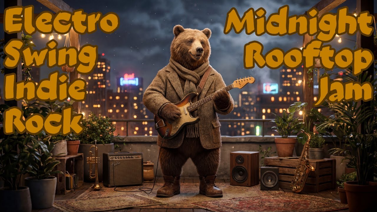 Electro Swing × Indie Rock – Midnight Rooftop Jam